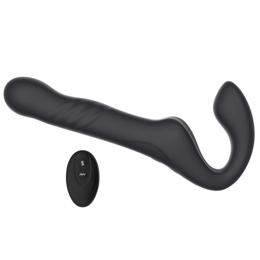 MINA Surge Remote Control Thrusting & Vibrating Strapless Strap-On – image number 1