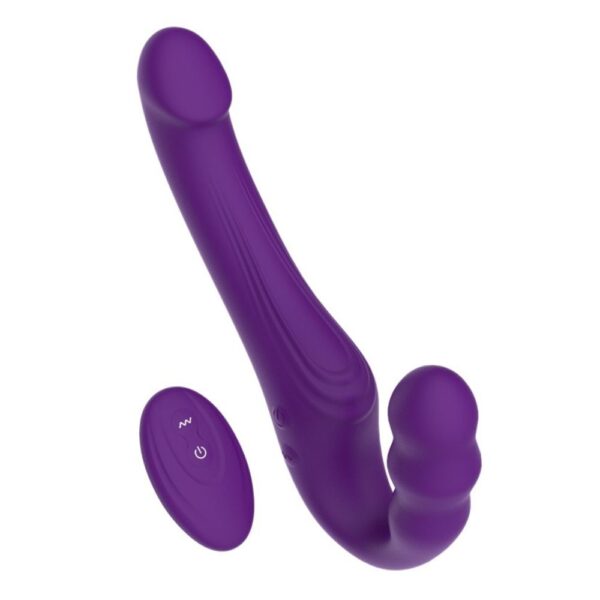 MINA Echo Remote Control Vibrating Strapless Strap-On – image number 4