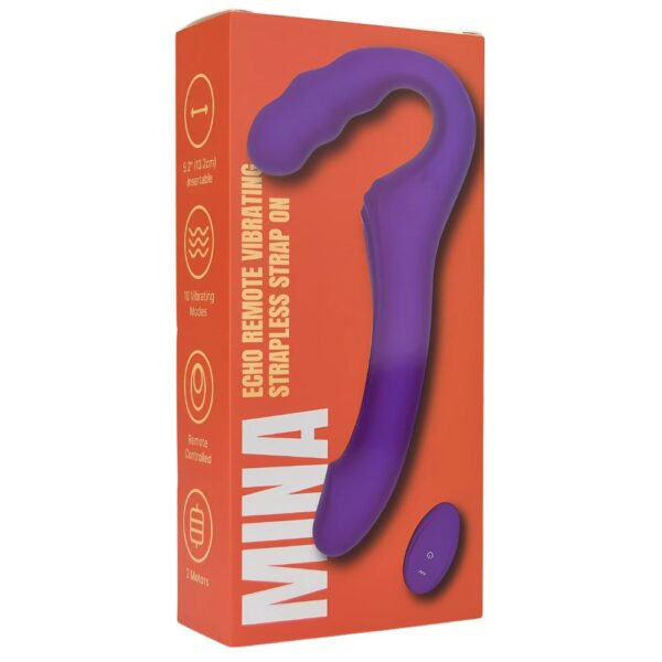 MINA Echo Remote Control Vibrating Strapless Strap-On – image number 7