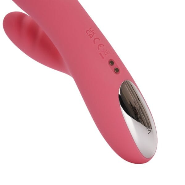 Svakom Avery Thrusting Rabbit Vibrator with Clitoral Stimulator Pink – image number 5