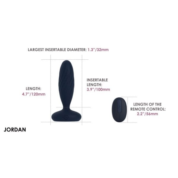 Svakom Jordan App-Controlled Thrusting Anal Vibrator – image number 5