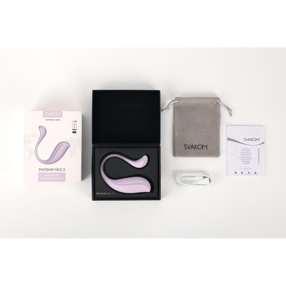 Svakom Phoenix Neo 2 App Controlled G-Spot Vibrator Lilac – image number 5