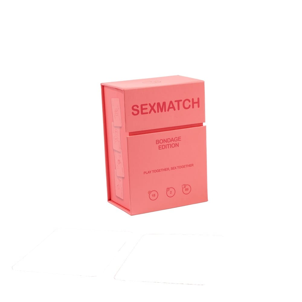 Secret Play Sexmatch Bondage Edition Couples Card Game – image number 1