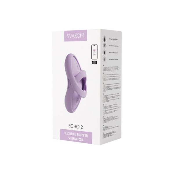 Svakom Echo 2 App Controlled Finger Vibrator Lilac – image number 5