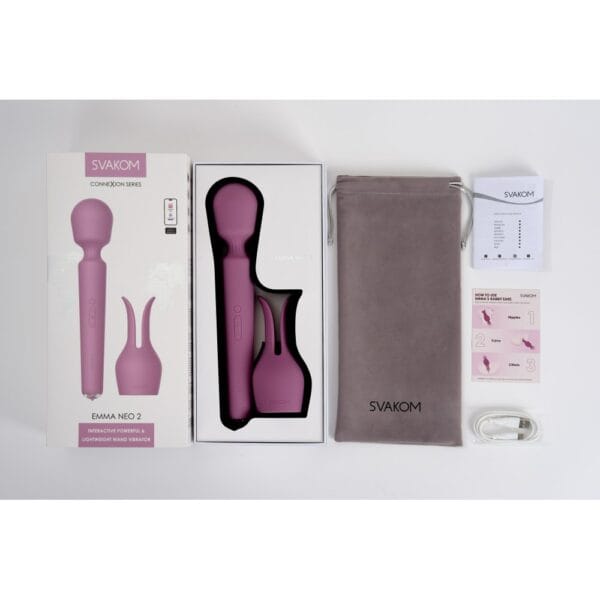 Svakom Emma Neo 2 App Controlled Massage Wand Vibrator – image number 2