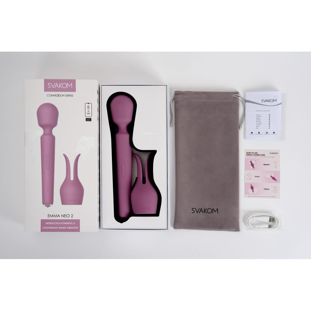 Svakom Emma Neo 2 App Controlled Massage Wand Vibrator – image number 2