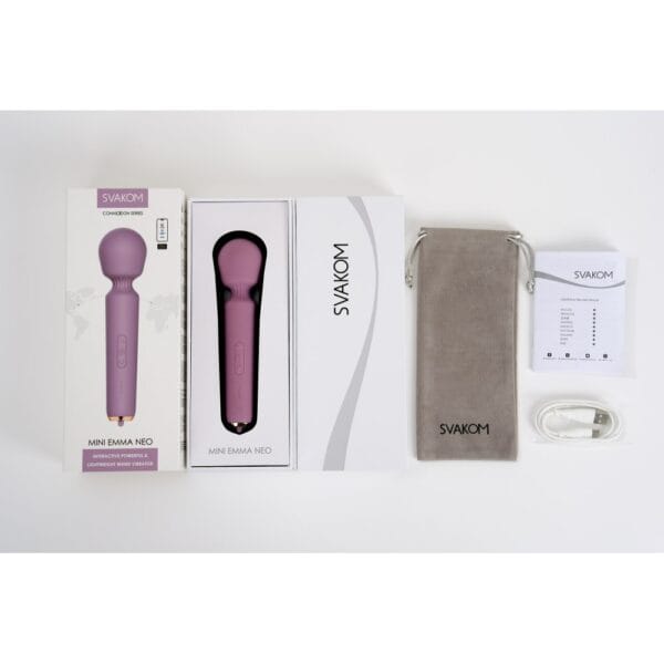 Svakom Mini Emma Neo App Controlled Wand Vibrator – image number 4