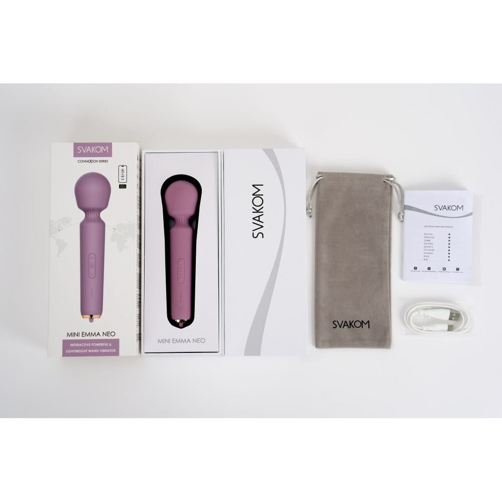 Svakom Mini Emma Neo App Controlled Wand Vibrator – image number 4