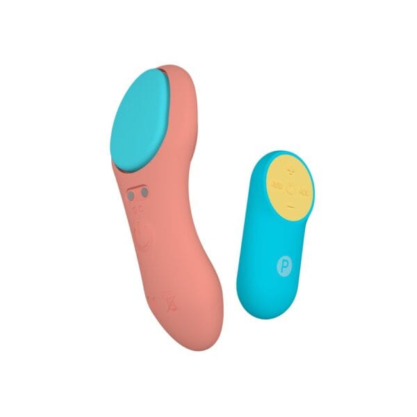 Party Color PANTY 10 Function Orange Remote Control Vibrator – image number 1