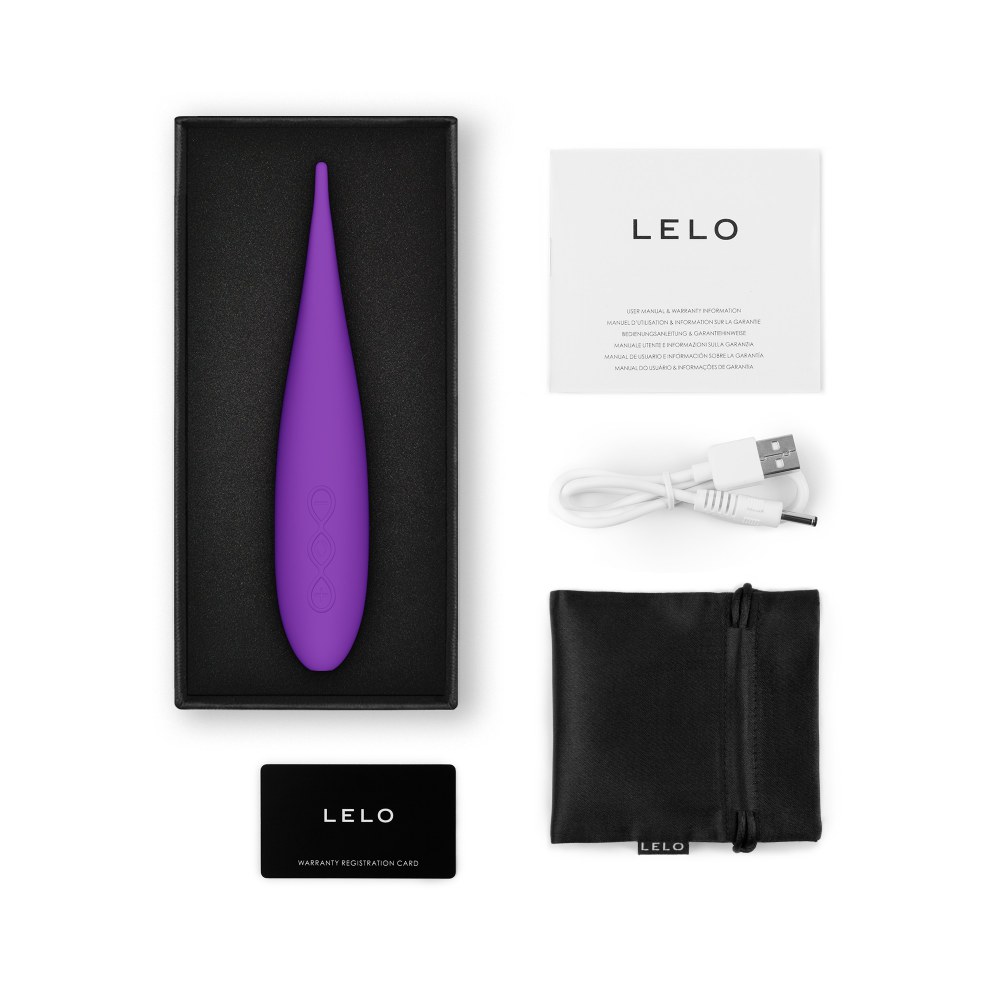 LELO Dot Travel Purple Clitoral Vibrator – image number 2