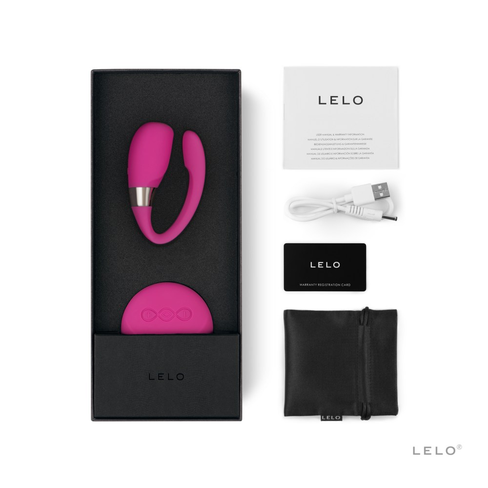 LELO Tiani 3 Cerise Remote Control Couples Massager – image number 2
