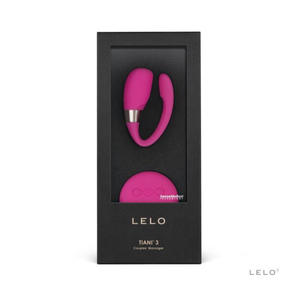 LELO Tiani 3 Cerise Remote Control Couples Massager – image number 5
