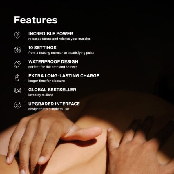 LELO Smart Wand 2 Large Blue Massage Wand Vibrator – image number 4