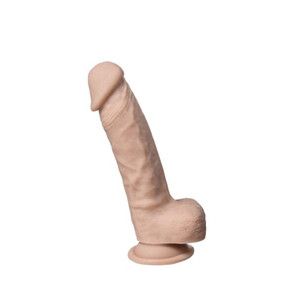 SilexD Real Skin 8 Inch Silicone Dildo with Balls – image number 2