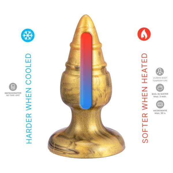 SilexD Fantasy Collection Goldy Butt Plug Medium – image number 3
