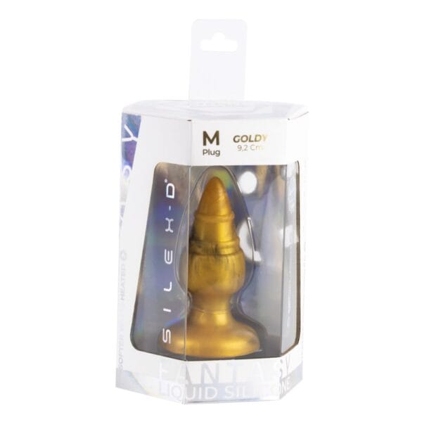 SilexD Fantasy Collection Goldy Butt Plug Medium – image number 5