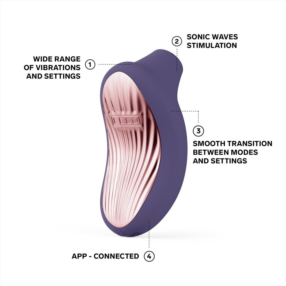 LELO Sona 3 Cyber Purple Clitoral Suction Vibrator – image number 3