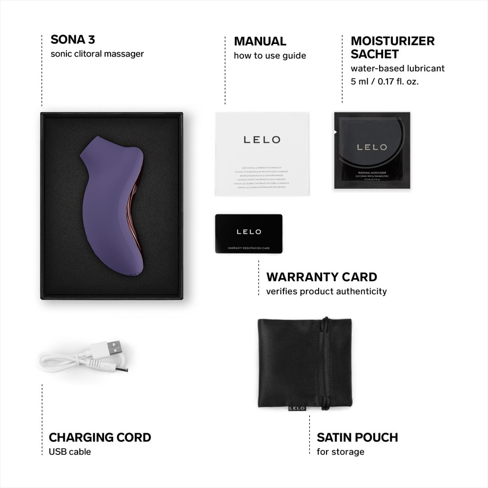 LELO Sona 3 Cyber Purple Clitoral Suction Vibrator – image number 4
