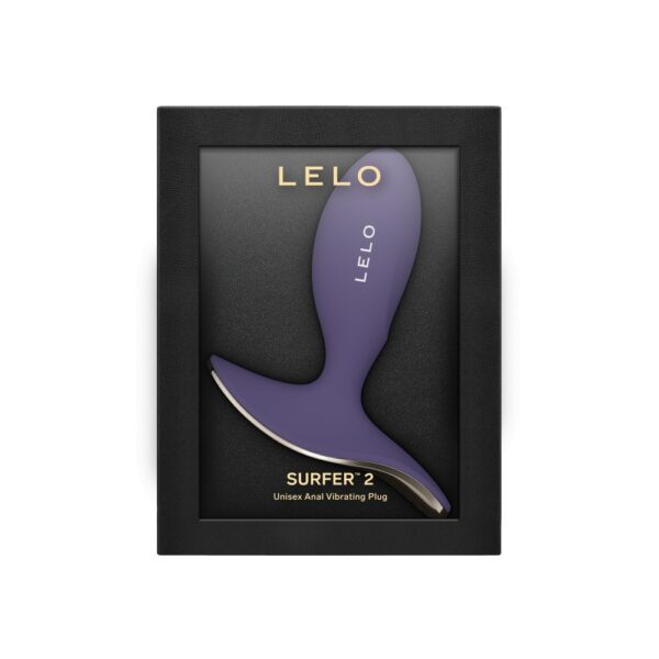 LELO Surfer 2 App Controlled Vibrating Butt Plug Cyber Purple – image number 7