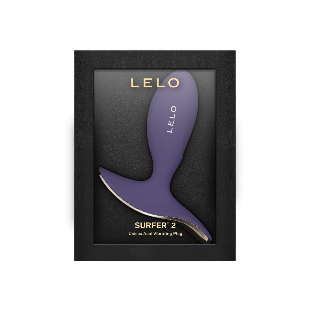 LELO Surfer 2 App Controlled Vibrating Butt Plug Cyber Purple – image number 7