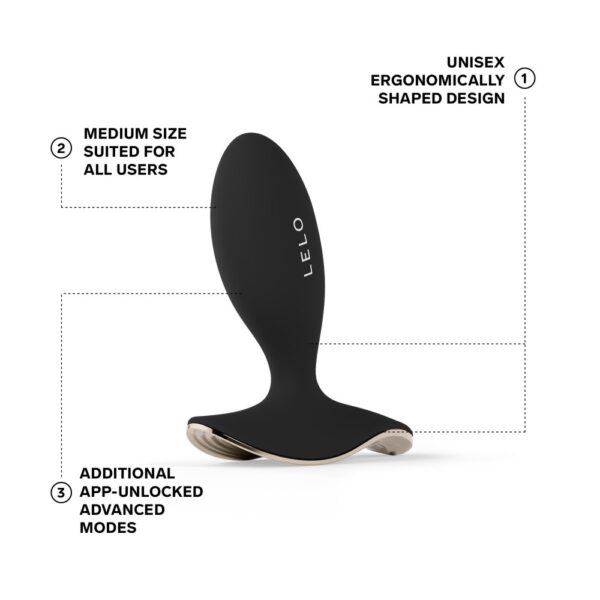 LELO Surfer 2 App Controlled Anal Vibrating Plug Black – image number 5