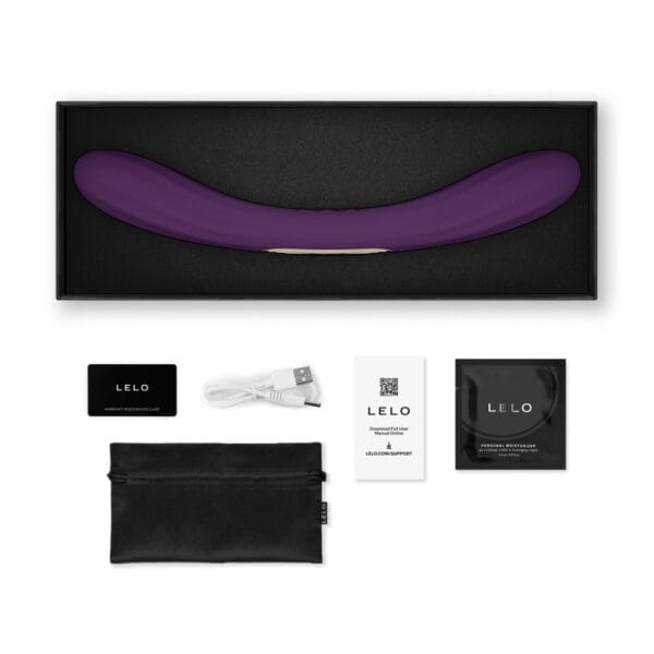 LELO Boomerang Purple Dual Ended Vibrator – image number 3