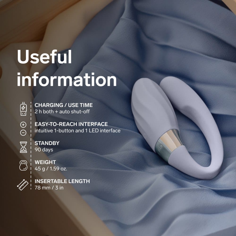 LELO Tiani Twist Lavender App Controlled Couples Massager – image number 3