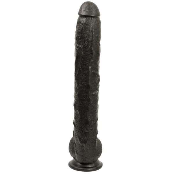 Doc Johnson Dick Rambone Black Realistic Suction Cup Dildo – image number 1