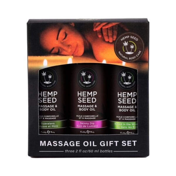 Earthly Body Massage Oil Gift Set Box – image number 1