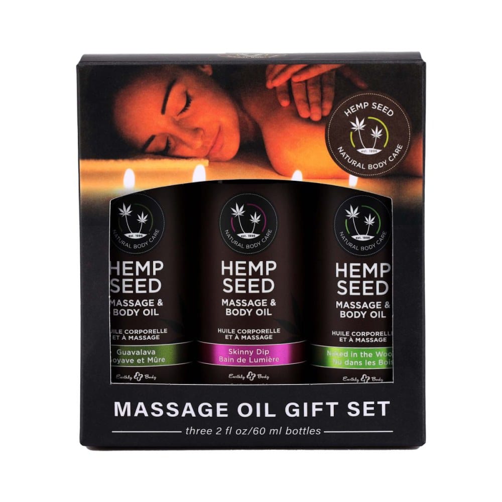 Earthly Body Massage Oil Gift Set Box – image number 1