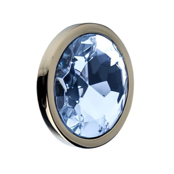 Precious Metals Gold Jewelled Butt Plug Large – image number 3