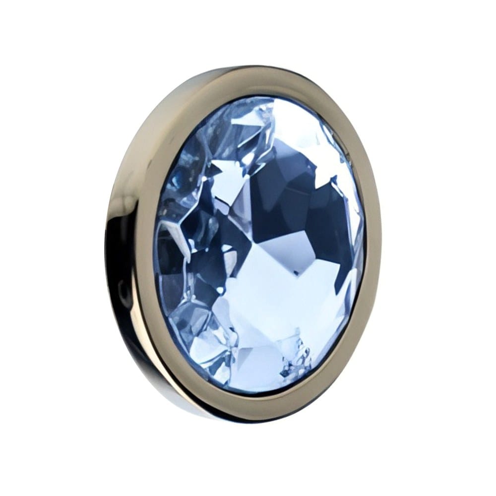 Precious Metals Gold Jewelled Butt Plug Large – image number 3