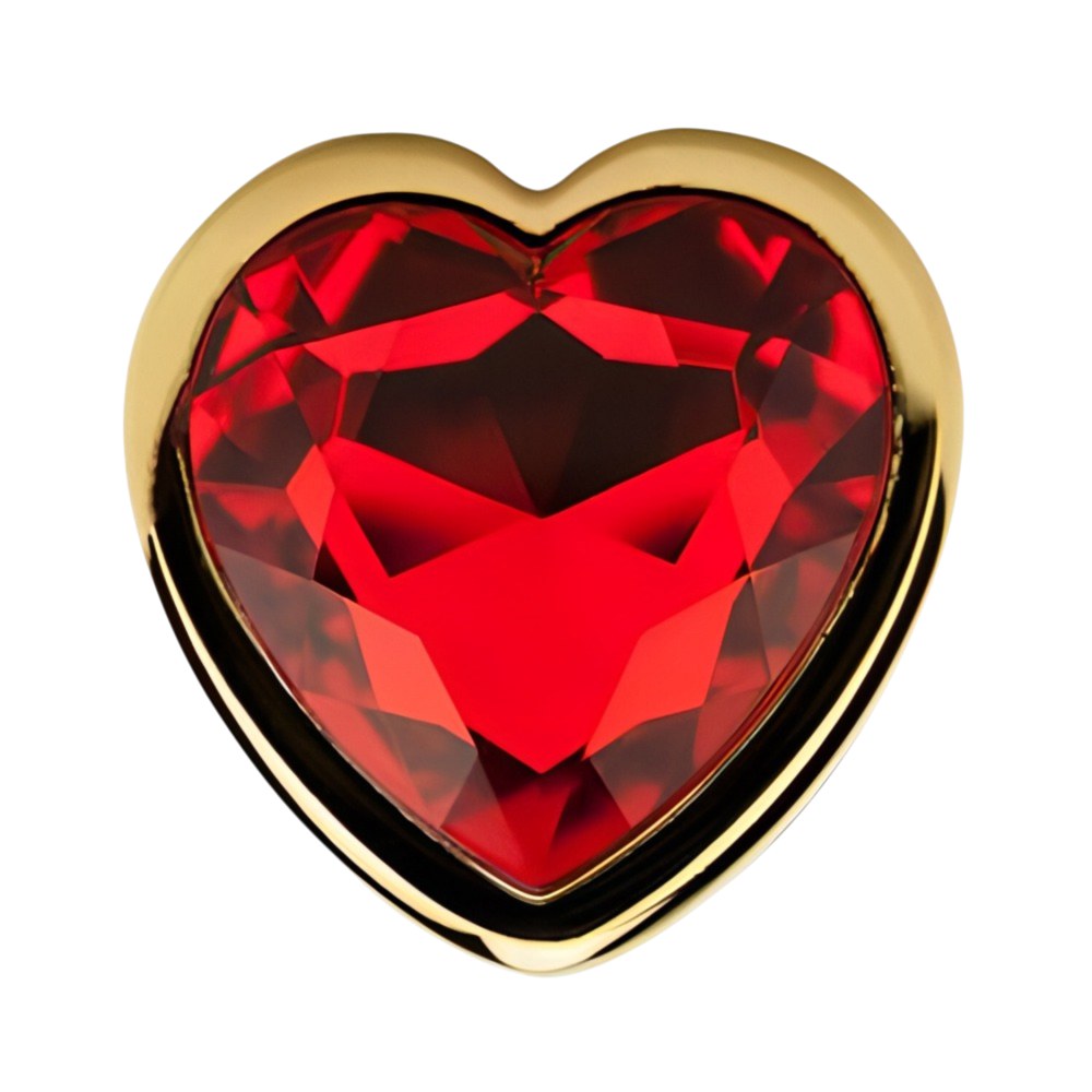 Precious Metals Heart Shaped Gold Butt Plug – image number 2