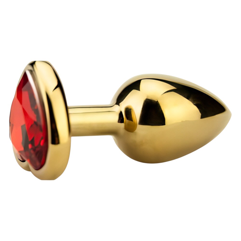 Precious Metals Heart Shaped Gold Butt Plug – image number 3