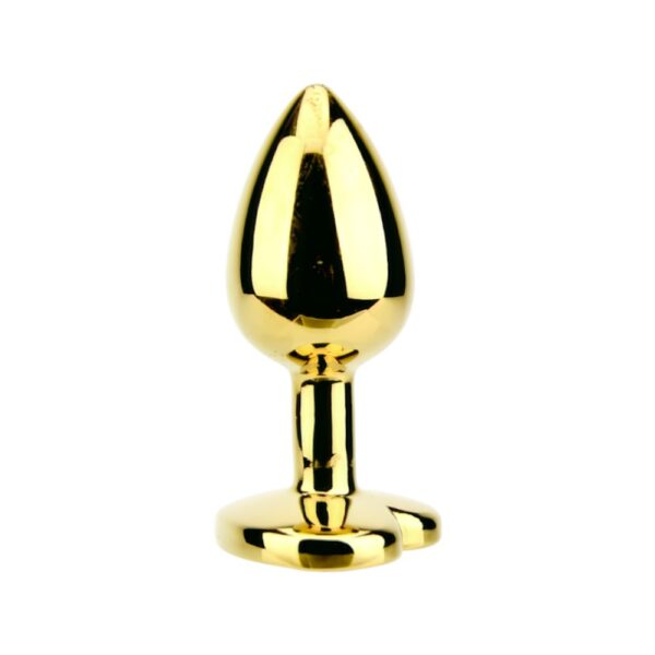 Precious Metals Heart Shaped Gold Butt Plug – image number 4