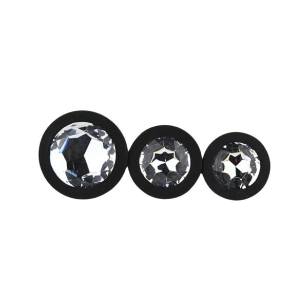 Toosh Silicone Butt Plug Set Of 3 Black – image number 3